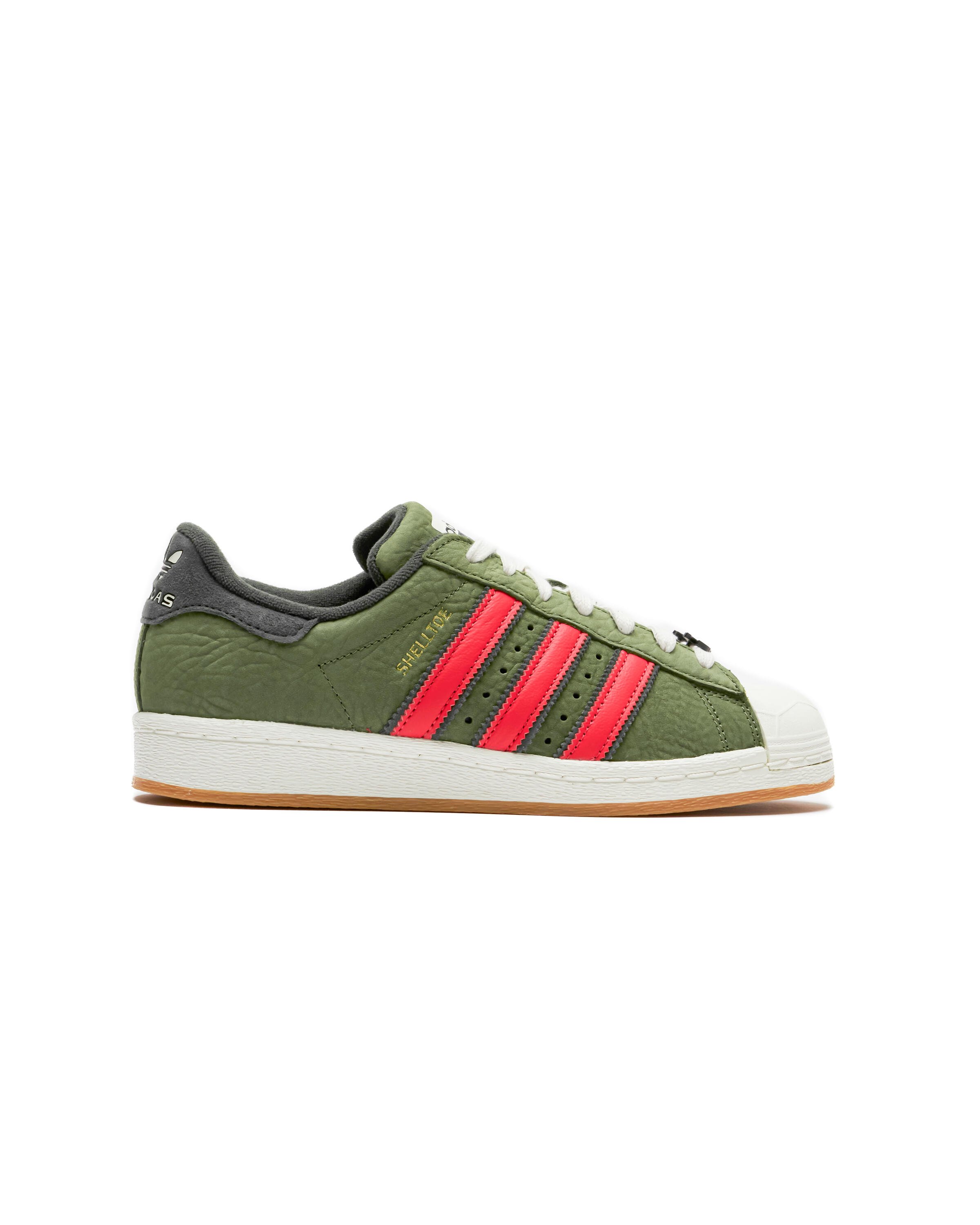 Adidas superstar green yellow red best sale